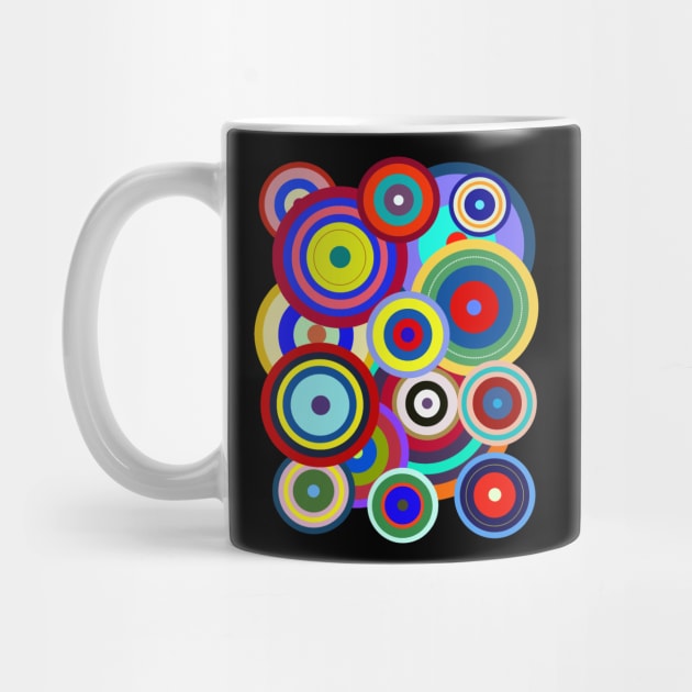 Op Art No. 203 Kandinsky by RockettGraph1cs